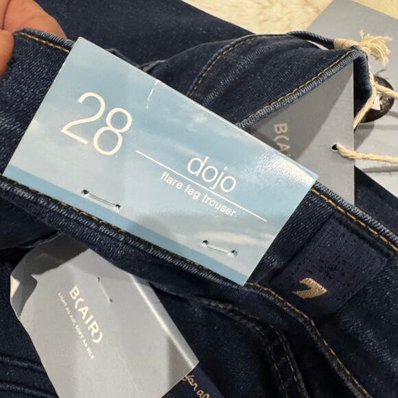 7 For All Mankind Women's Bootcut B(Air) Jeans In Rinsed Indigo Size 28 NWT - Picture 12 of 12